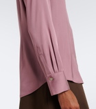 Vince Silk-blend shirt
