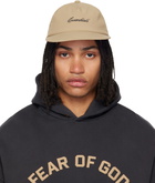 Fear of God ESSENTIALS Beige Signature 5 Panel Cap