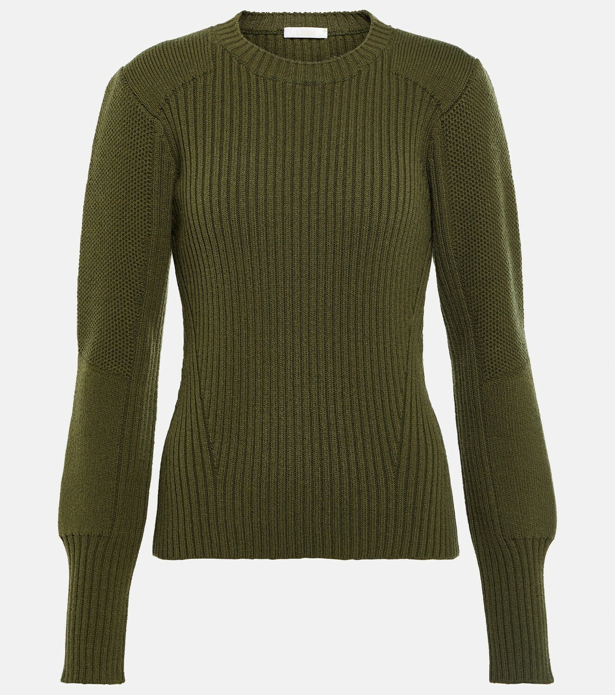 Chloé Ribbed-knit wool sweater