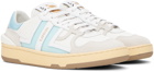 Lanvin Blue & White Clay Sneakers