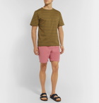 Onia - Charles Mid-Length Colour-Block Cotton-Blend Swim Shorts - Pink