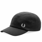 Fred Perry Men's Pique Classic Cap in Black/Snow White