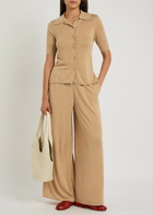 BY Malene Birger Piscata Knit Trousers Sand