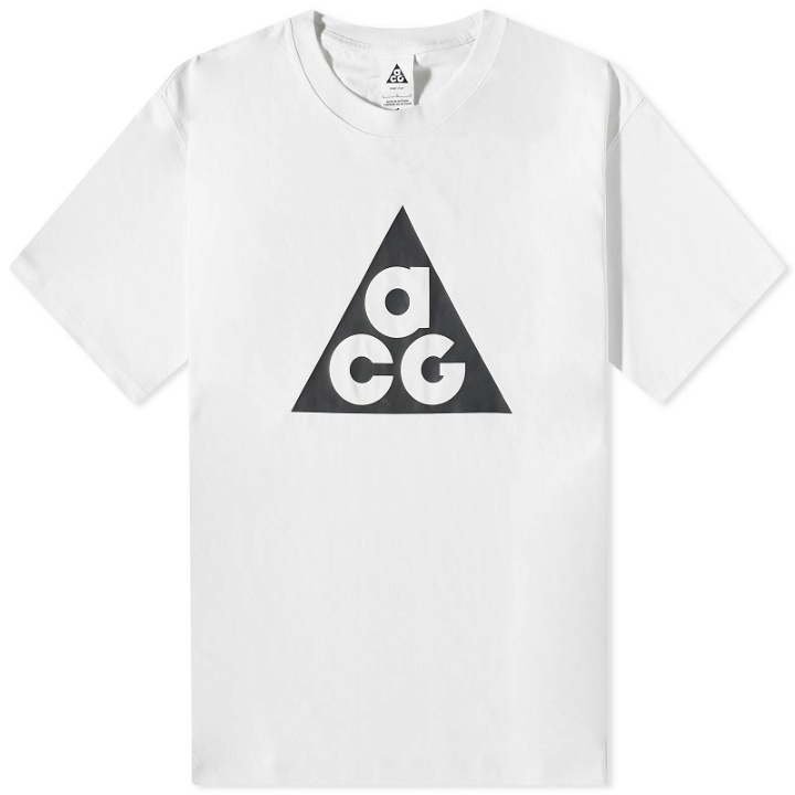 Photo: Nike Men's ACG Big Logo T-Shirt in Summit White