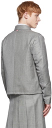 Thom Browne SSENSE Exclusive Gray Wool Jacket