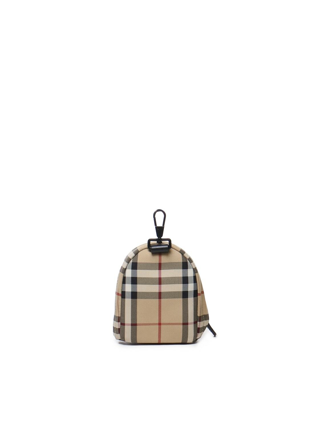 Burberry Mini Jett Checked Backpack