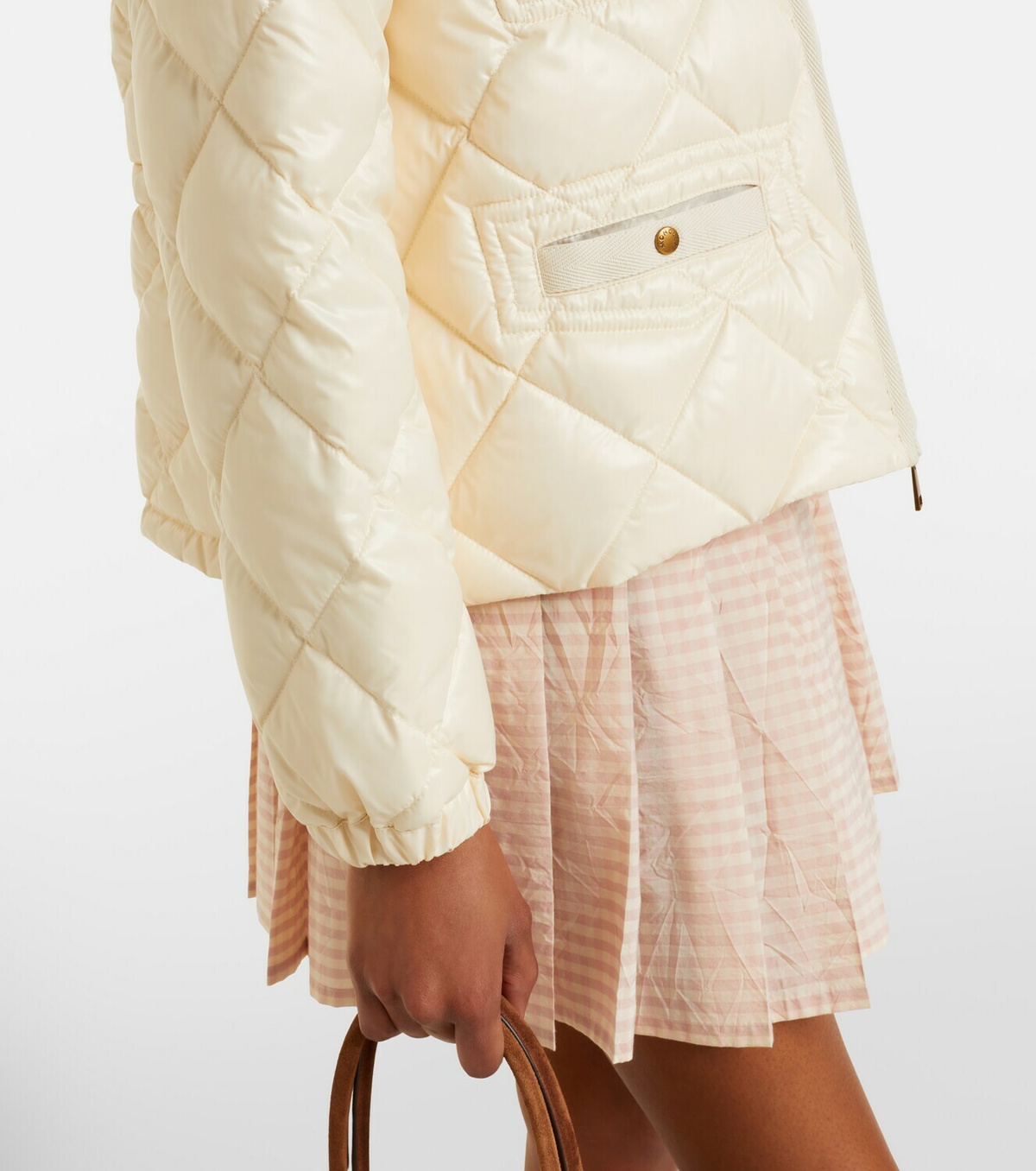 Moncler Lavaret quilted down jacket