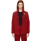 adidas Originals Red SST Adicolor Windbreaker Track Jacket