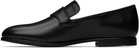 A.P.C. Black Anastasia Barbieri Edition Leather Loafers