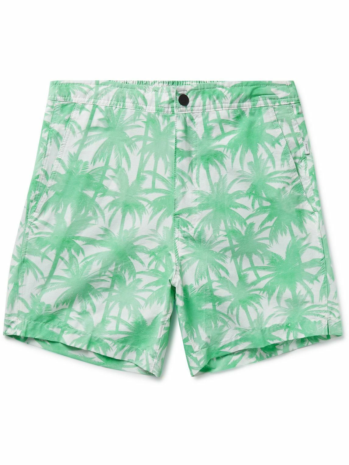 Onia - Calder Printed Mid-Length Swim Shorts - Green Onia
