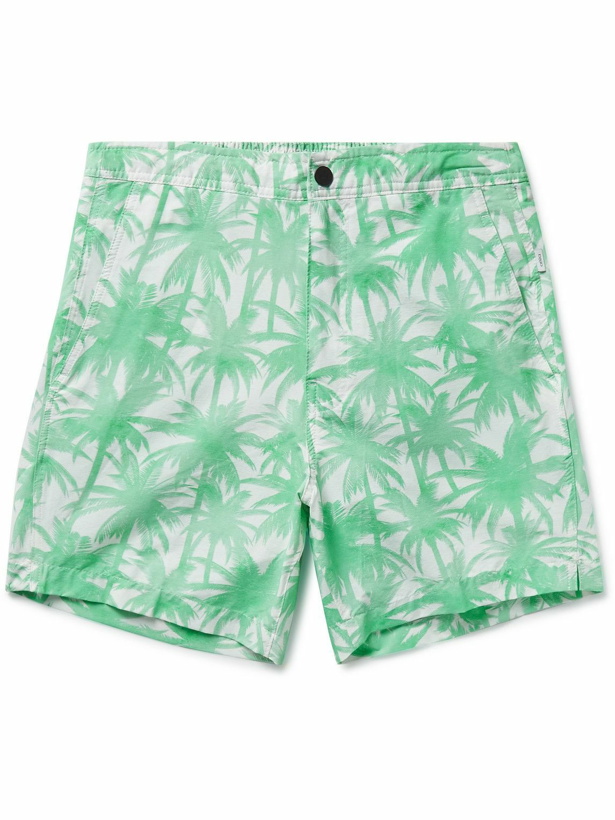 Photo: Onia - Calder Printed Mid-Length Swim Shorts - Green