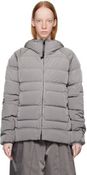 C.P. Company Gray Eco Chrome-R Goggle Down Jacket