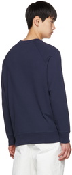 Maison Kitsuné Navy Fox Head Sweatshirt