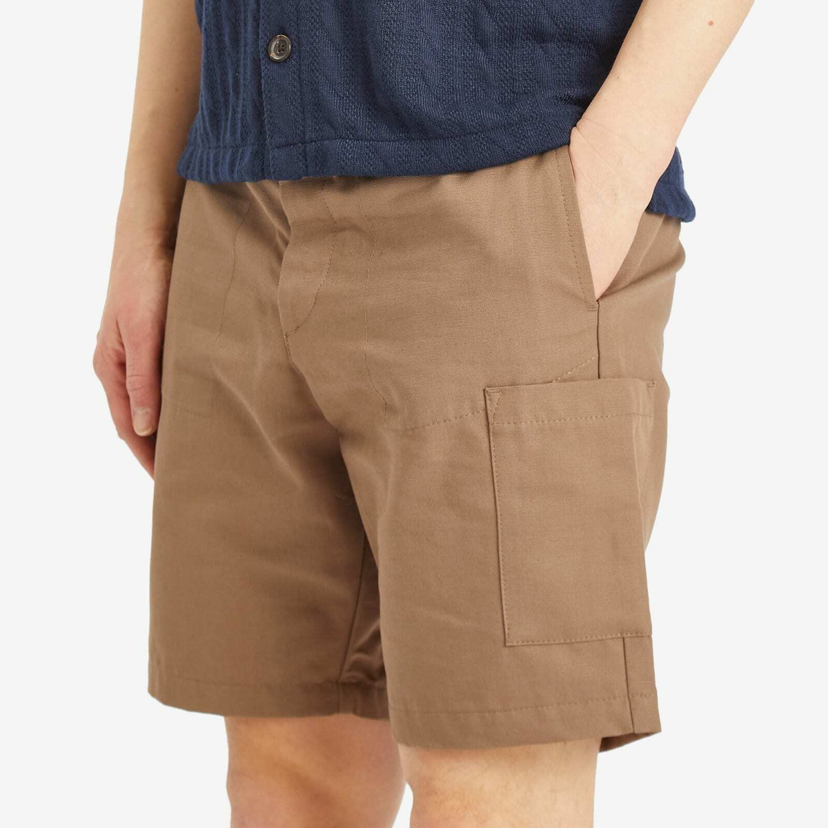 Oliver Spencer Men's Judo Shorts in Taupe