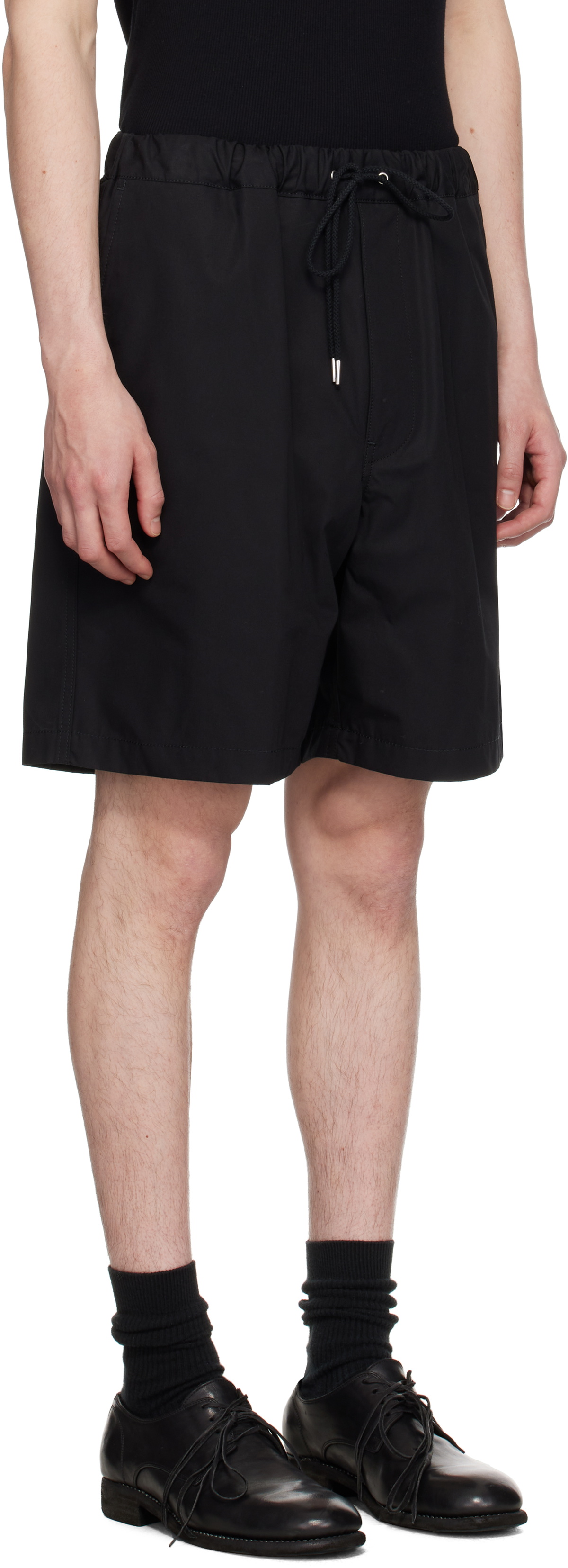 TAKAHIROMIYASHITA TheSoloist. Black Easy Shorts