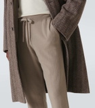 Allude Wool and cashmere sweatpants