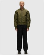 Officine Générale Winnie Bomber Itl Ny Twill Wr Outerwear Green - Mens - Bomber Jackets
