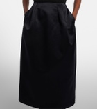 The Row Gamin wool and silk maxi skirt