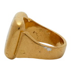 Bottega Veneta Gold Square Signet Ring