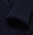 TOM FORD - Ribbed Cashmere Cardigan - Blue
