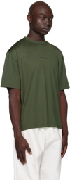 Jil Sander Green Rash Guard T-Shirt