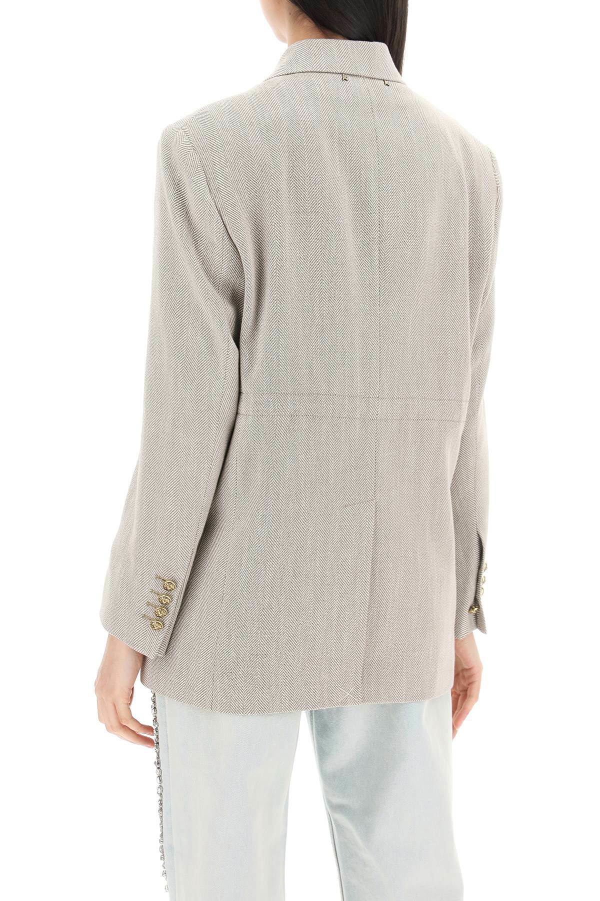ジャケット Golden Goose Heraldic buttons blazer Golden Goose double-breasted Blazer | Blue | FARFETCH