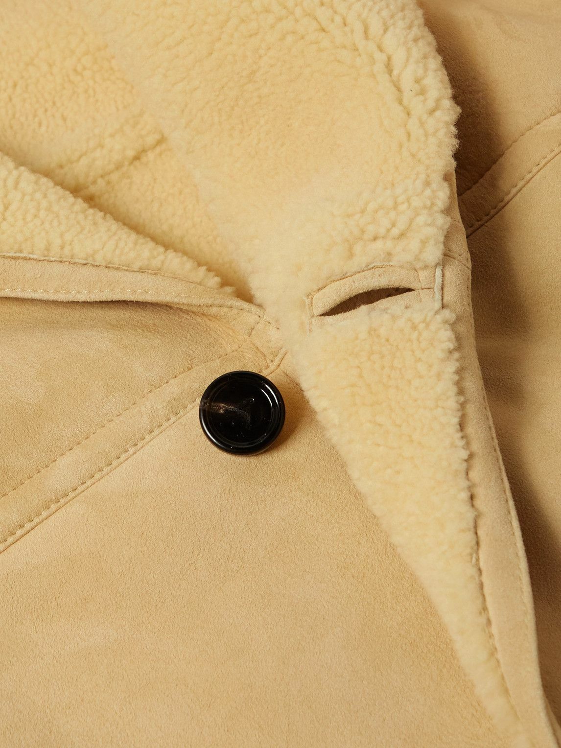 Bottega Veneta - Shawl-Collar Shearling Jacket - Neutrals