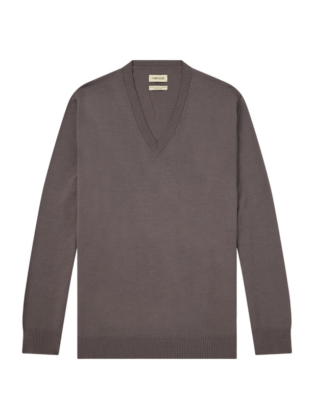 Photo: De Bonne Facture - Saxophonist Wool Sweater - Brown
