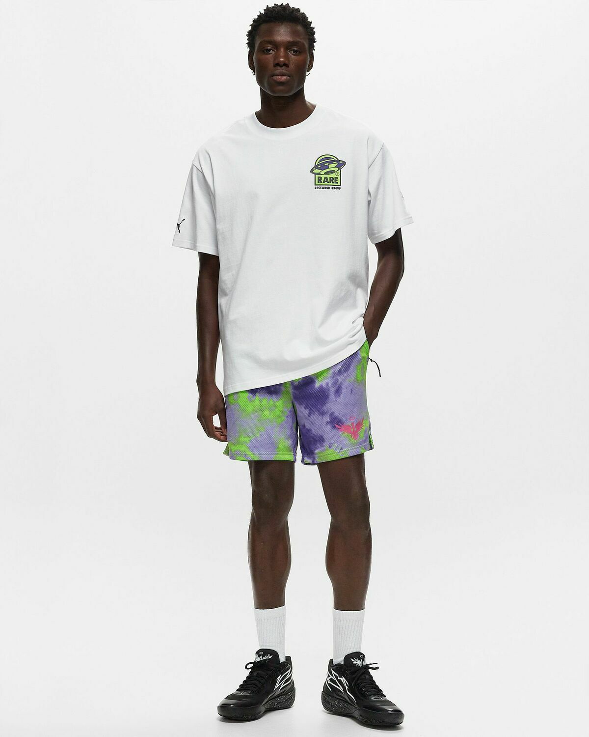 Puma Melo X Toxic Aop Short I Green/Purple - Mens - Sport & Team Shorts ...