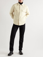 FRAME - Cotton and Virgin Wool-Blend Twill Shirt Jacket - Neutrals