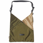 Master-Piece Men's Slant Shoulder Bag in Khaki