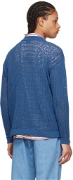 Situationist SSENSE Exclusive Blue Cotton Sweater