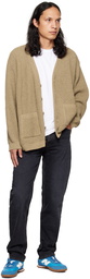 Nudie Jeans Beige Rebirth Cardigan