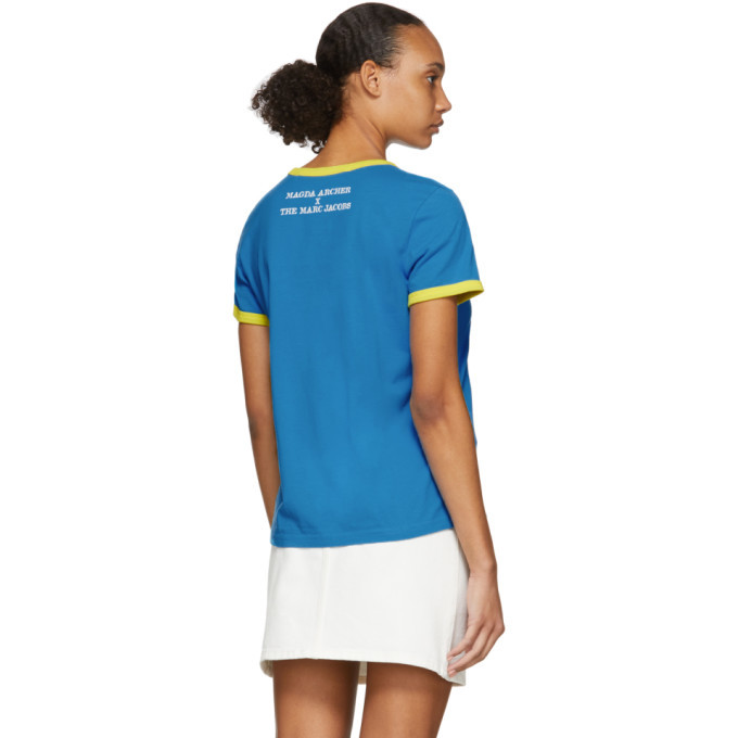 Marc Jacobs Blue Magda Archer Edition The Collaboration T