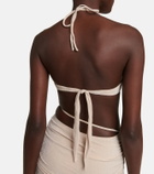Bananhot Milan cutout ruched midi dress