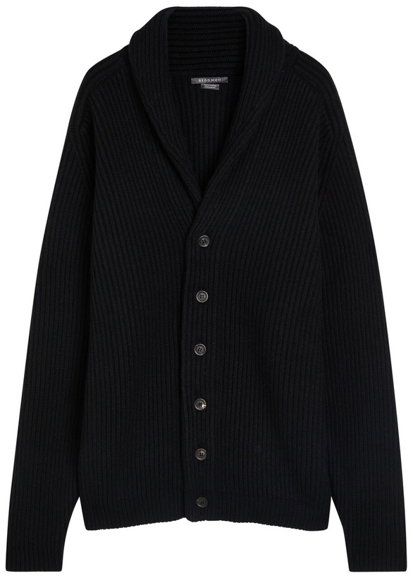 Photo: Begg & CO Yacht Cashmere Cardigan Black