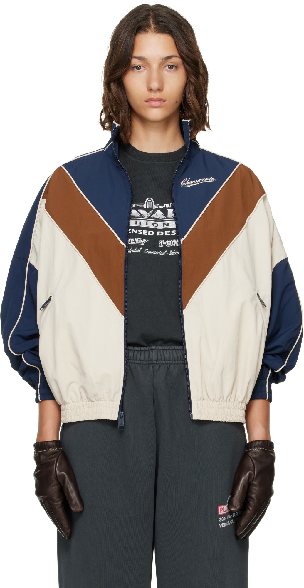 WILLY CHAVARRIA Multicolor 'Bad Boy' Track Jacket