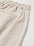 Folk - Assembly Linen and Cotton-Blend Shorts - Neutrals