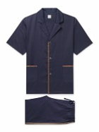 Paul Smith - Striped Cotton-Poplin Pyjama Set - Blue