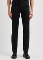 Replay Anbas Hyperflex Re-Used Slim-leg Jeans Black