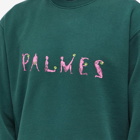Palmes Men's Letters Crew Sweat in Green