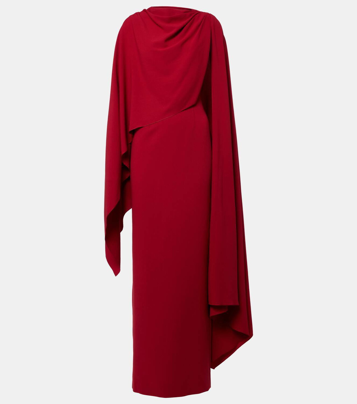 Roksanda Demetria caped crêpe gown