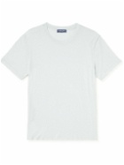Frescobol Carioca - Lucio Cotton and Linen-Blend Jersey T-Shirt - Gray
