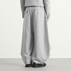 Comme des Garçons Homme Plus Men's Cuffed Structure Shorts in Light Grey