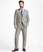 Brooks Brothers Men's Regent Fit Plaid with Deco 1818 Suit | Black/White