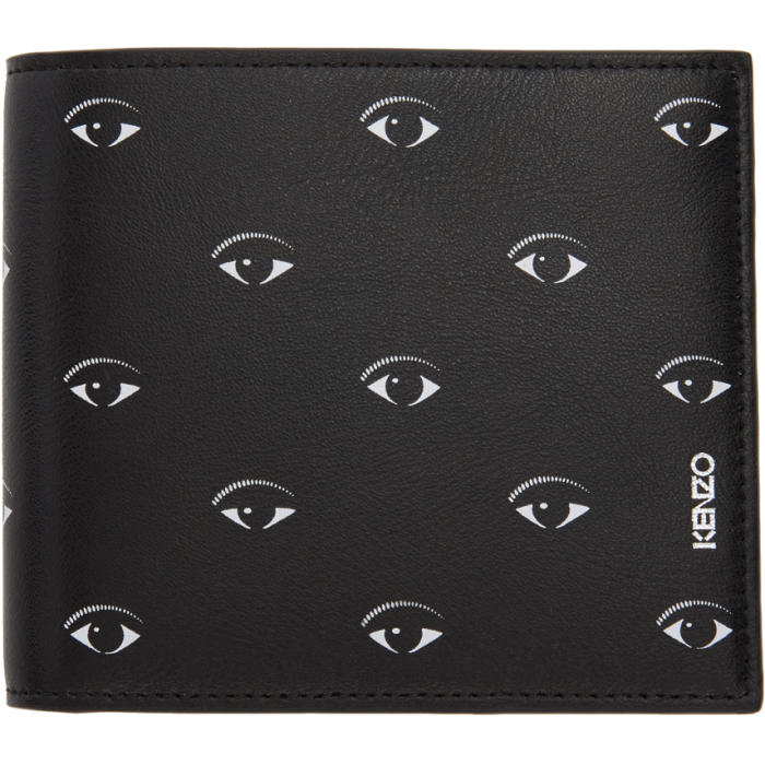 Kenzo Black Multi Eye Wallet Kenzo