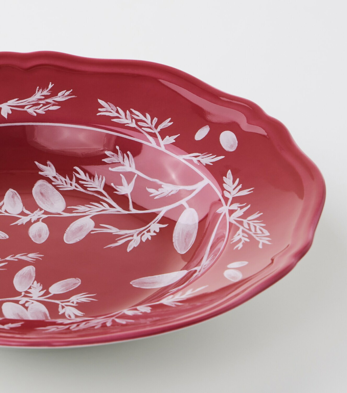 Cabana x Ginori 1735 floral porcelain soup plate