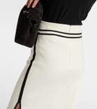 Max Mara Ora cotton-blend maxi skirt