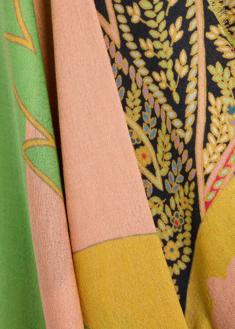 Etro Printed Cotton-blend Scarf - Multicoloured - One Size
