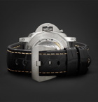 Panerai - Luminor Marina 1950 3 Days Acciaio 44mm Stainless Steel and Alligator Watch - Black
